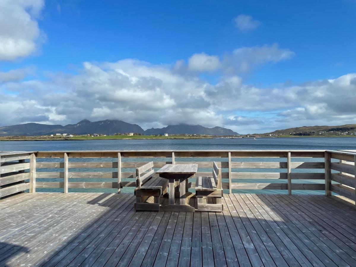 Luxurious Cabin By The Waterfront Leknes Exterior foto